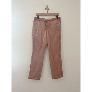 Anthropologie Hei Hei Utility Pants Size 8 Pink Pull On Relaxed FIt Cargos